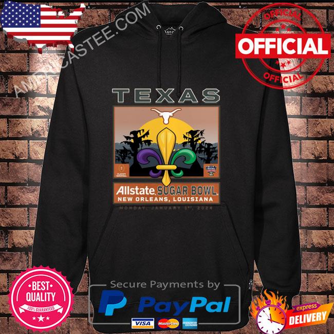 Texas longhorns fanatics branded college football playoff 2024 sugar bowl shirt