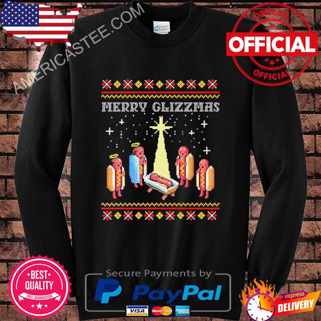 The angels welcomed the birth of the Lord Merry Glizzmas Tacky Sweater