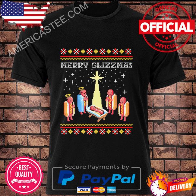 The angels welcomed the birth of the Lord Merry Glizzmas Tacky Sweater