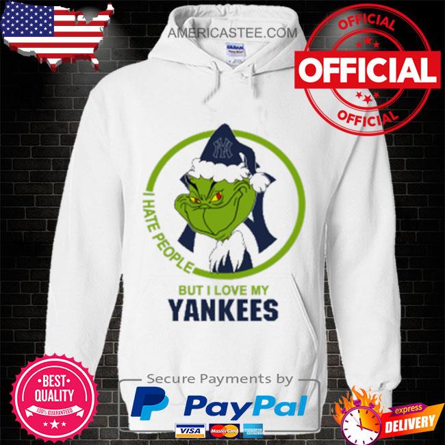 The grinch I hate people but I love my New York Yankees shirt