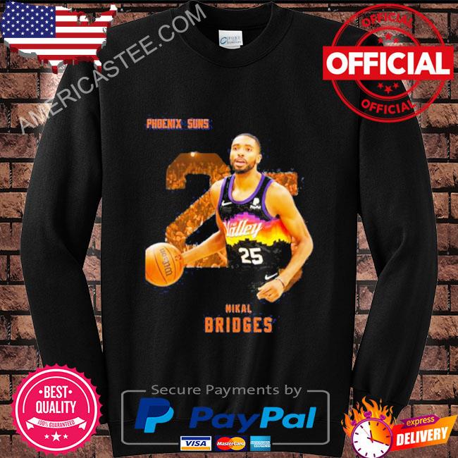 The Number 25 Of Phoenix Suns Mikal Bridges Shirt