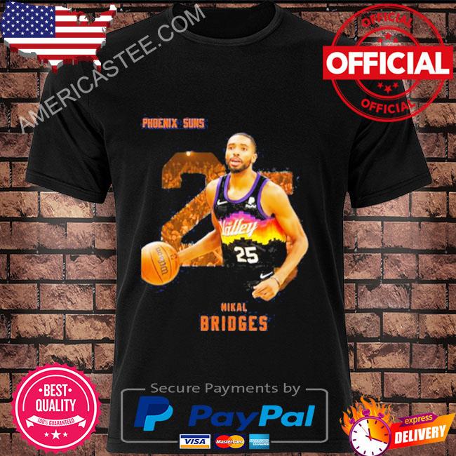The Number 25 Of Phoenix Suns Mikal Bridges Shirt
