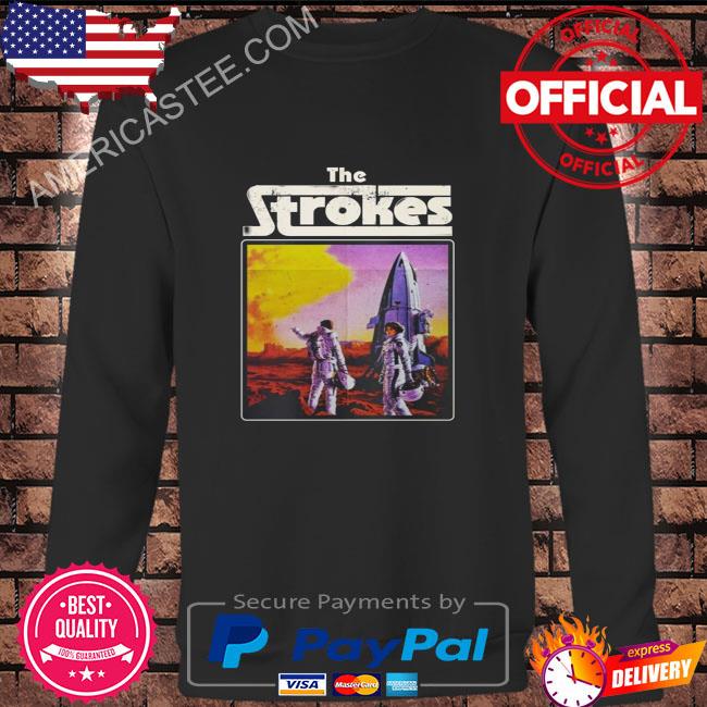 The strokes landed on the moon shirt