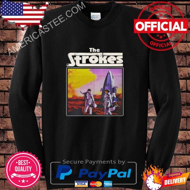 The strokes landed on the moon shirt