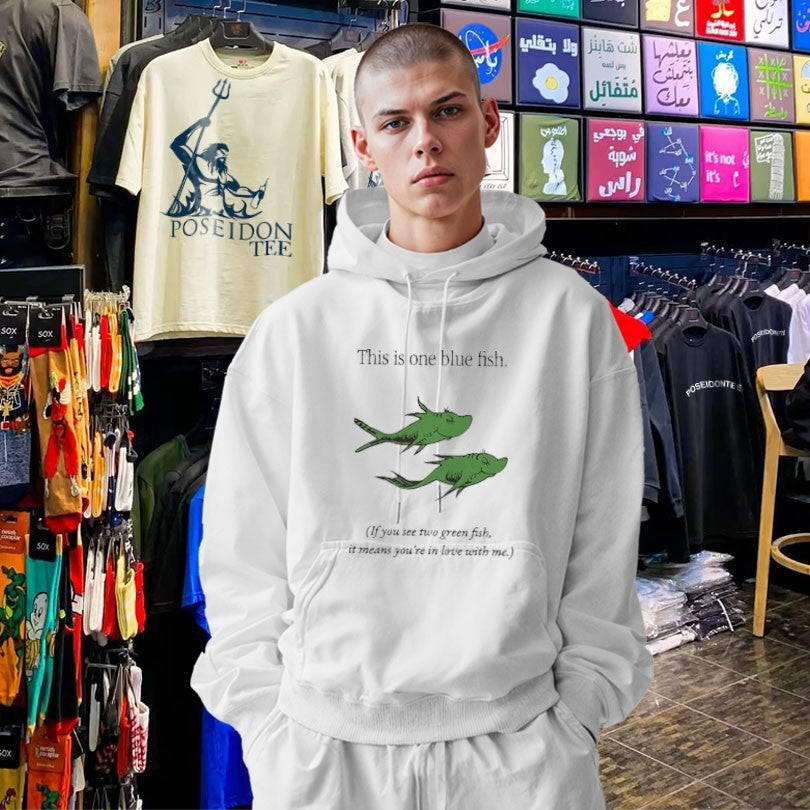 This Is One Blue Fish If You See Two Green Fish It Means You’re In Love With Me T-shirt