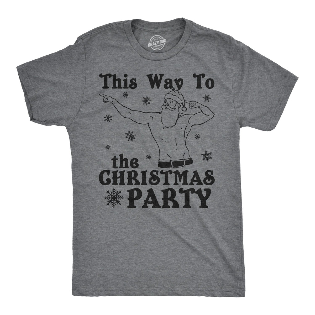This Way To The Christmas Party Men's T Shirt