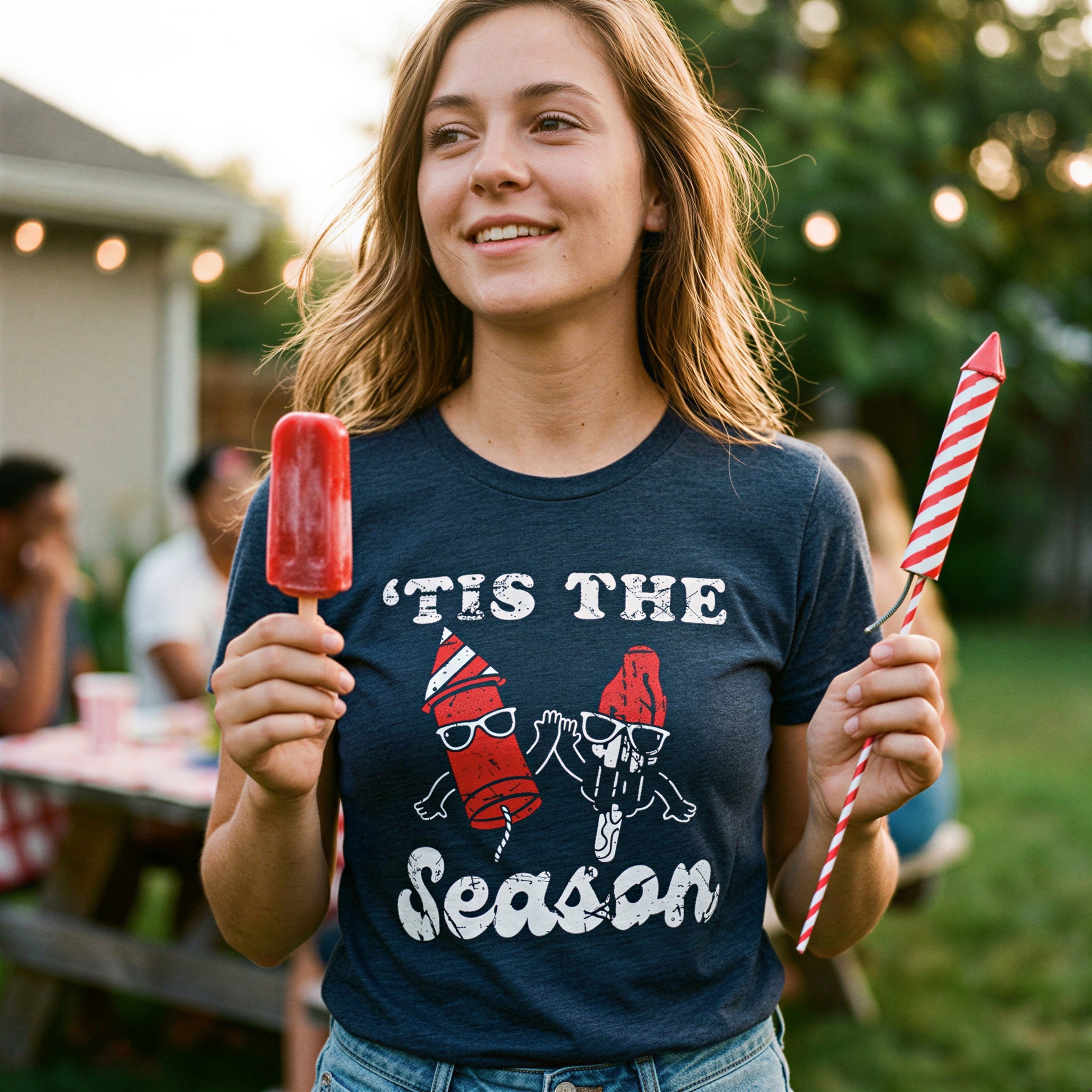 Tis The Season Firecracker Popsicle Women's T Shirt