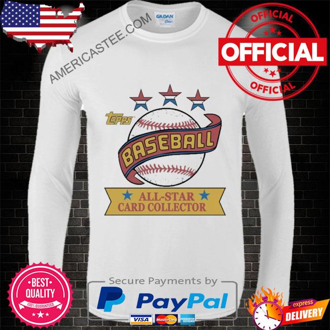 Topps baseball all-star card collector shirt