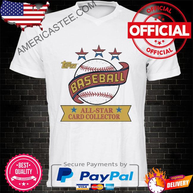 Topps baseball all-star card collector shirt