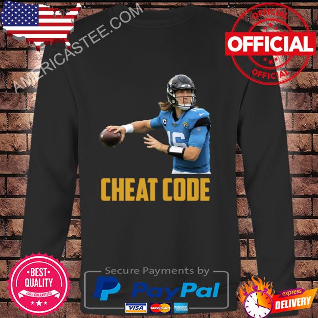 Trevor lawrence cheat code jacksonville football fan shirt