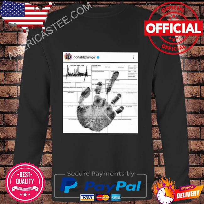 Trump Arrest Fingerprint Shirt