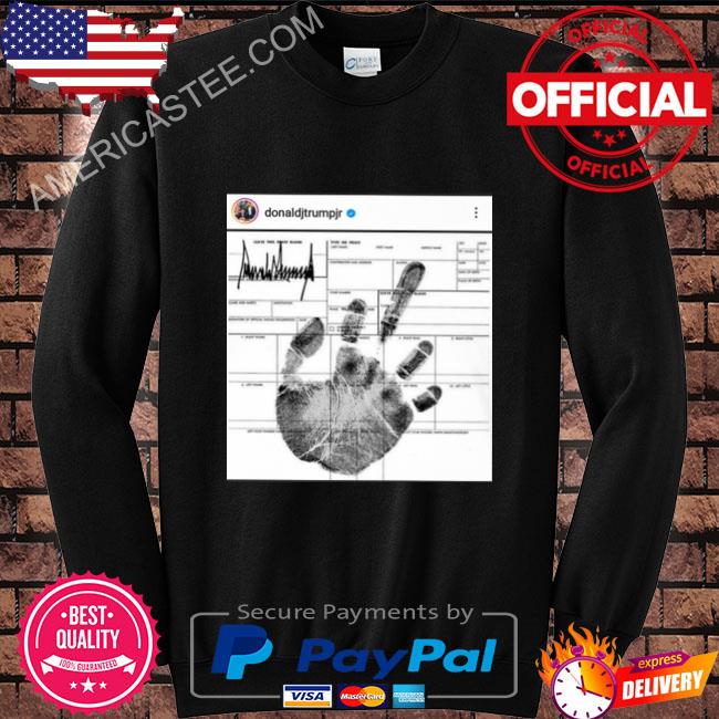Trump Arrest Fingerprint Shirt