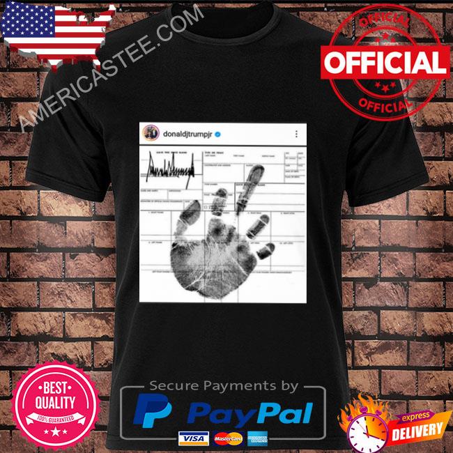 Trump Arrest Fingerprint Shirt
