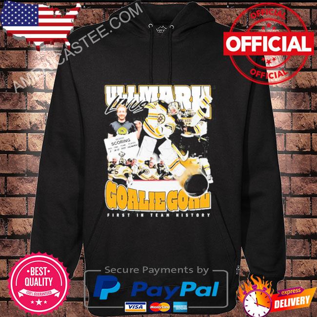 Ullmark Goalie Goal First in team history shirt