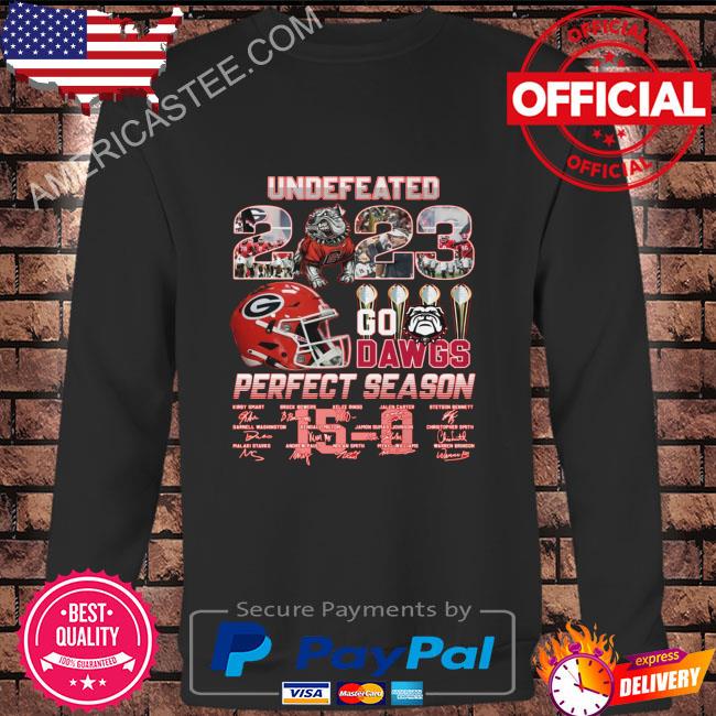 Undefeated Georgia Bulldogs Perfect Season T-Shirt