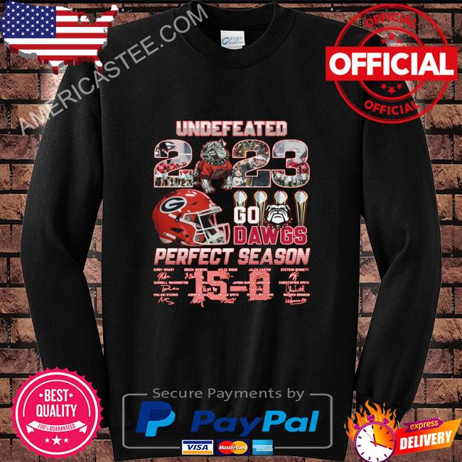 Undefeated Georgia Bulldogs Perfect Season T-Shirt