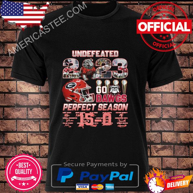 Undefeated Georgia Bulldogs Perfect Season T-Shirt