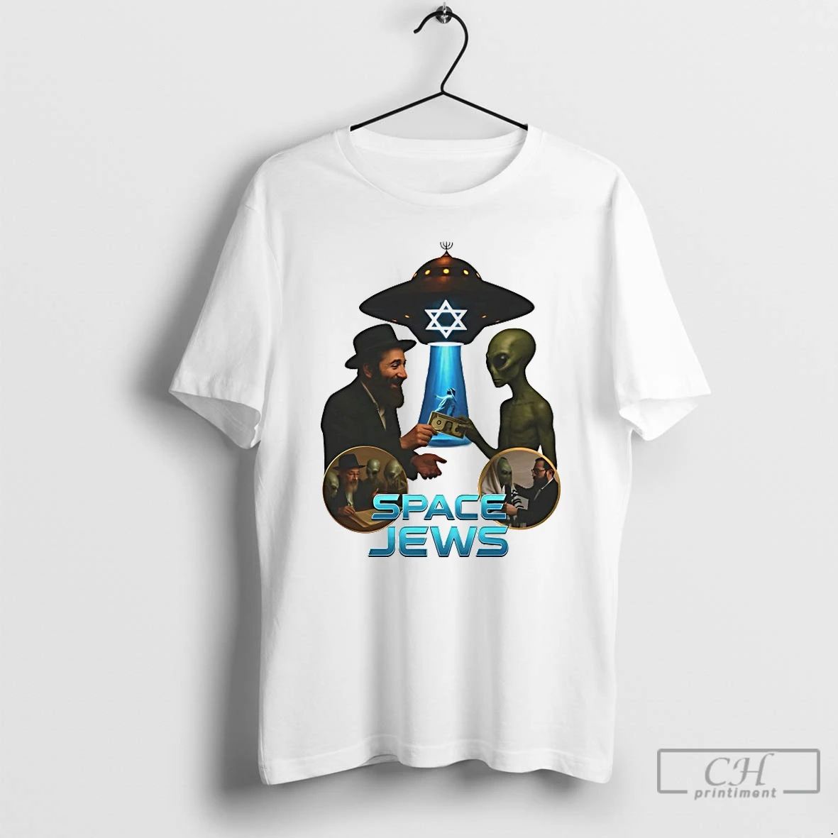 Classic Jiu Jitsu X Alien Space Jews T Shirts
