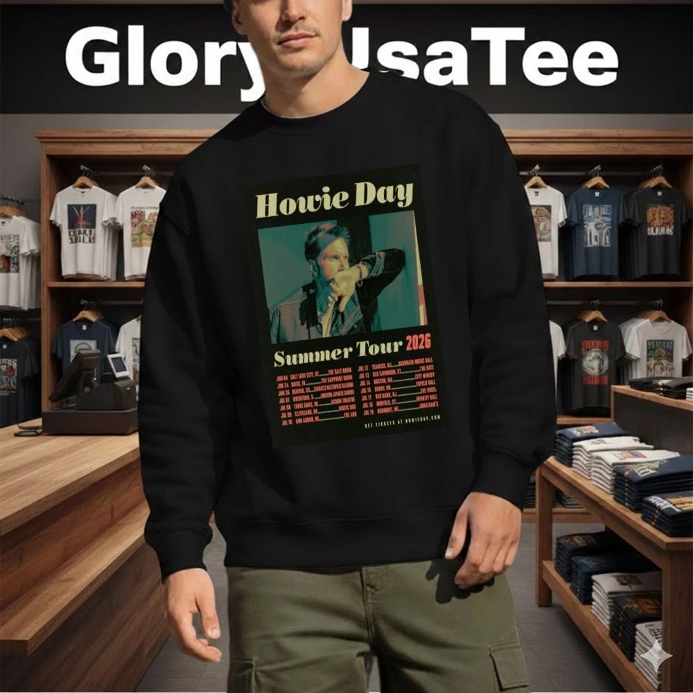 Howie Day Summer Tour 2026 Poster Shirt