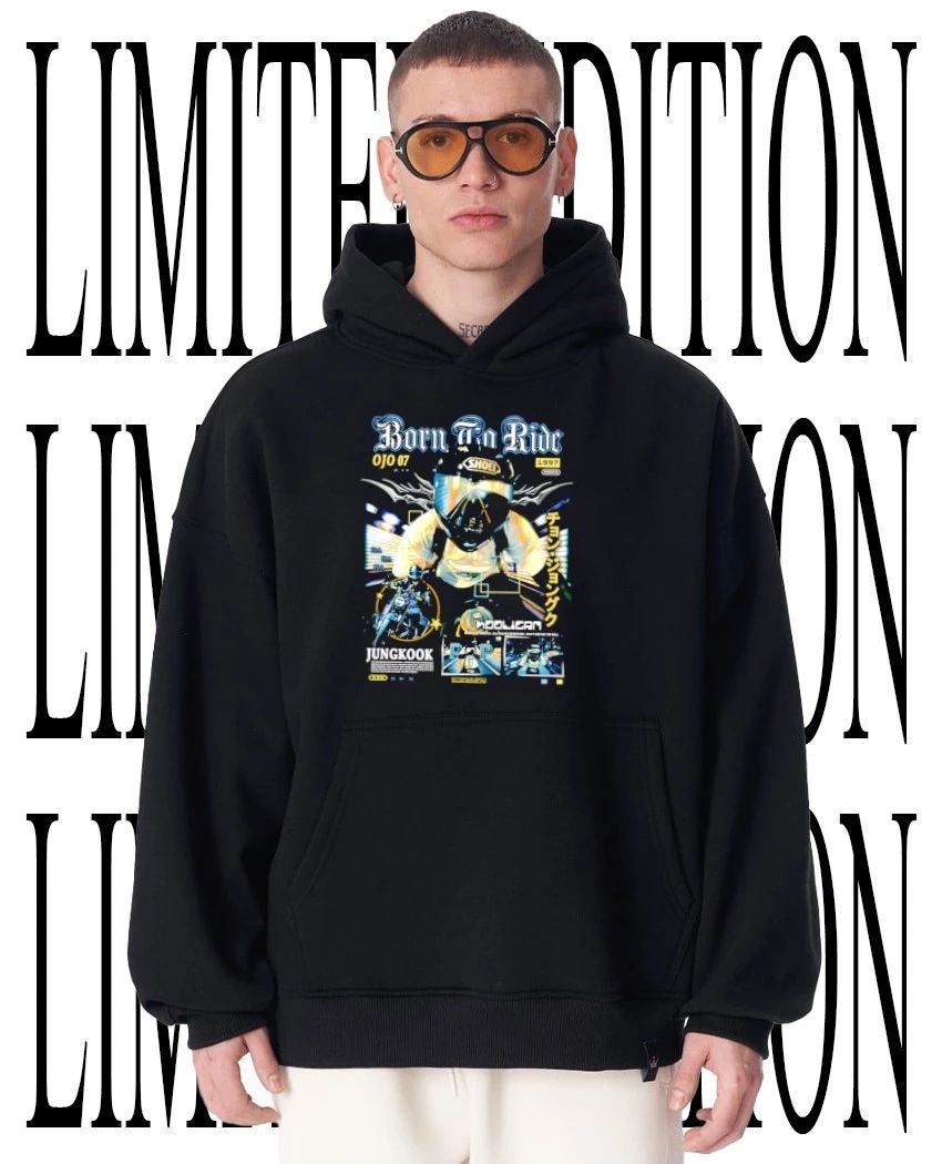 Jungkook born to ride graphic shirt