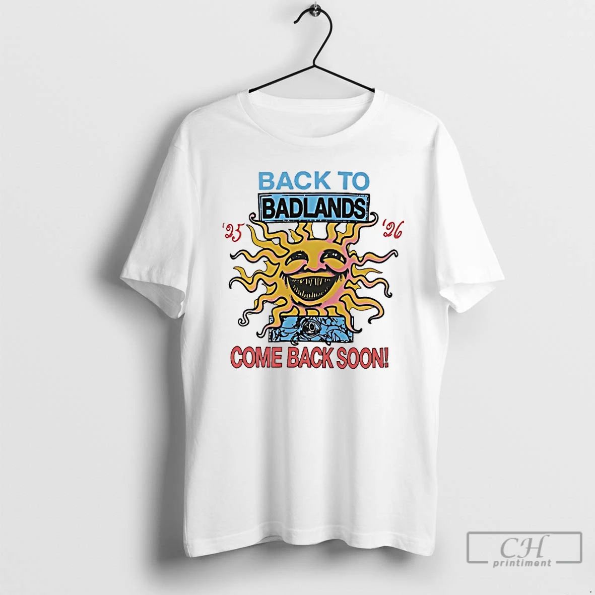 Classic Back To Badlands Tour 2025 2026 T Shirts