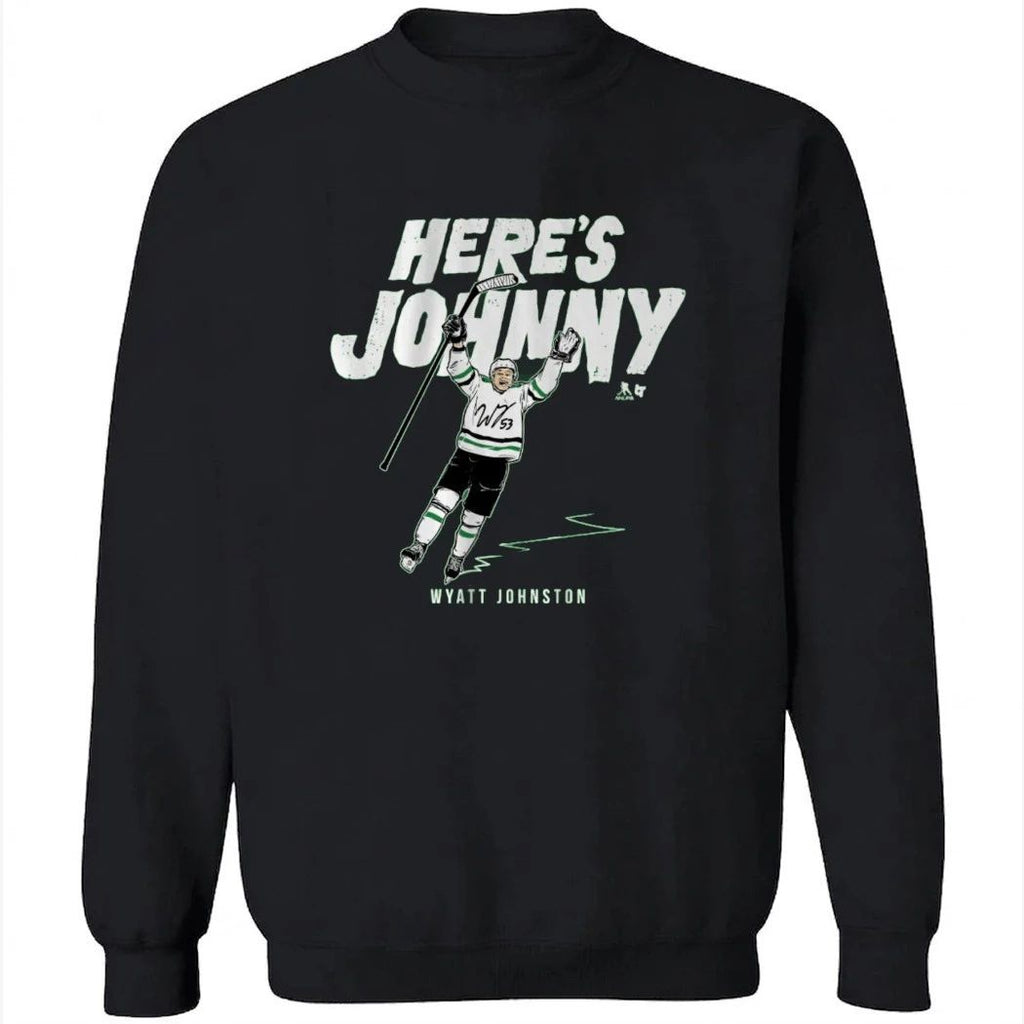 Wyatt Johnston Here’s Johnny Hockey Shirt