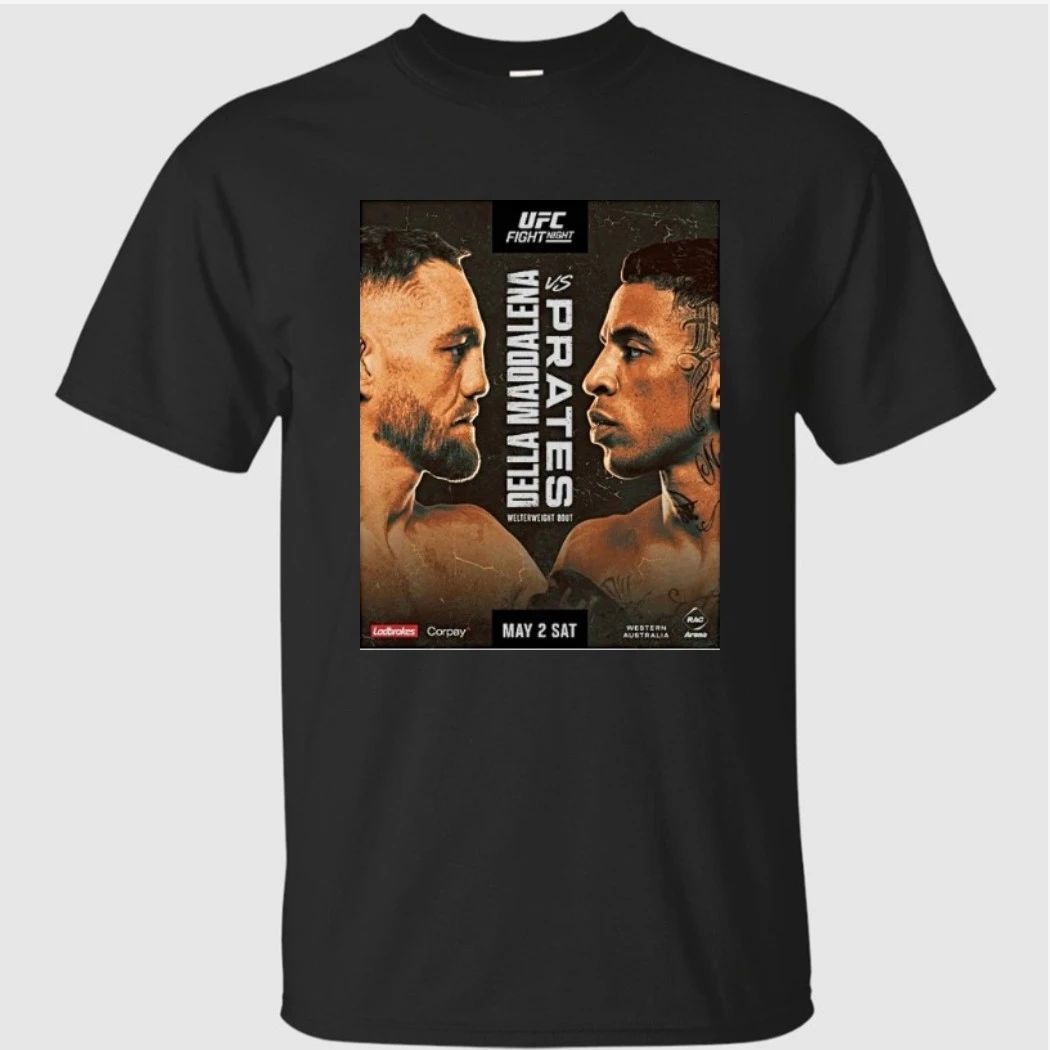 Ufc Fight Night Prates Vs Della Maddalena May 2 2026 Western Australia Shirt