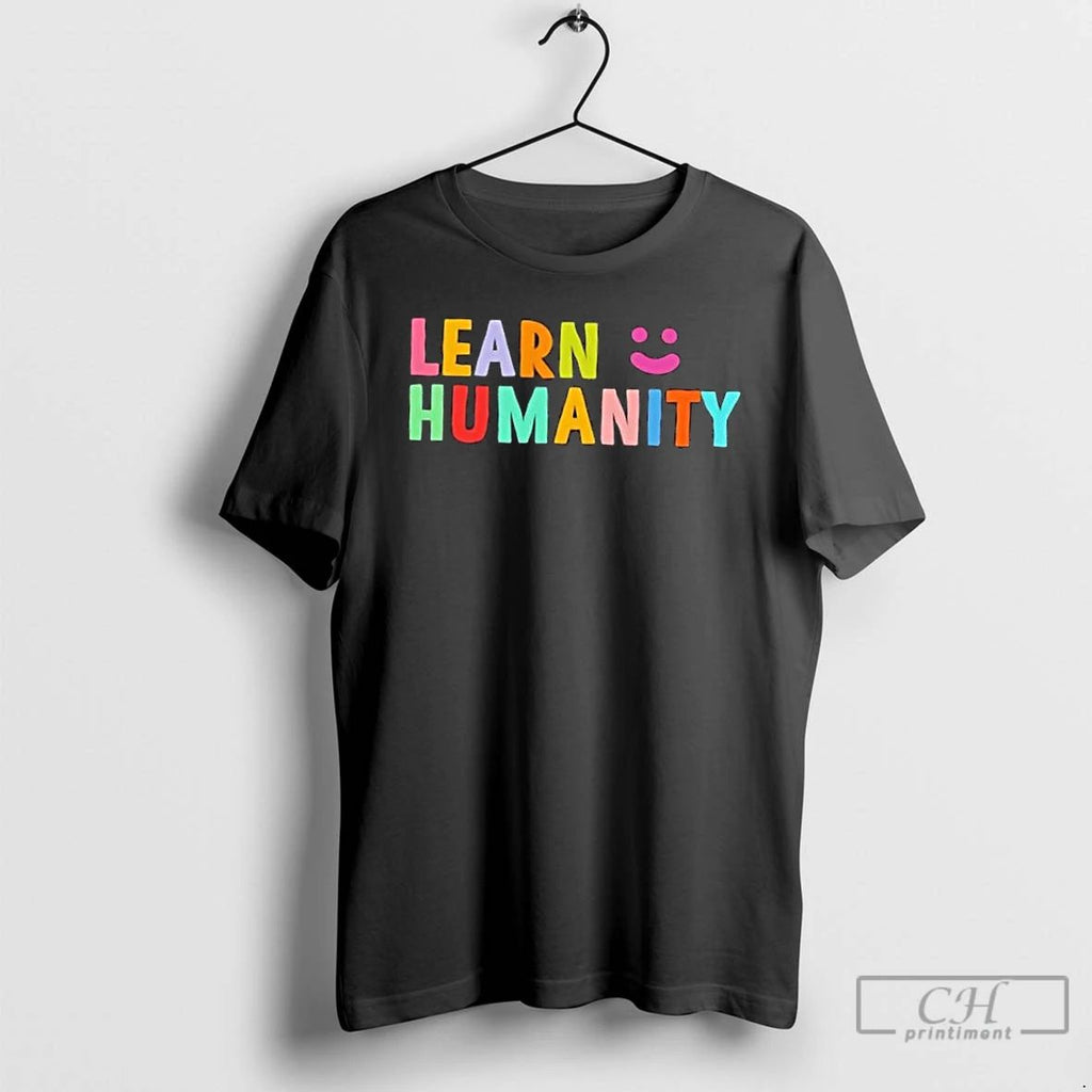 Classic Learn Humanity Icon Smile T Shirts