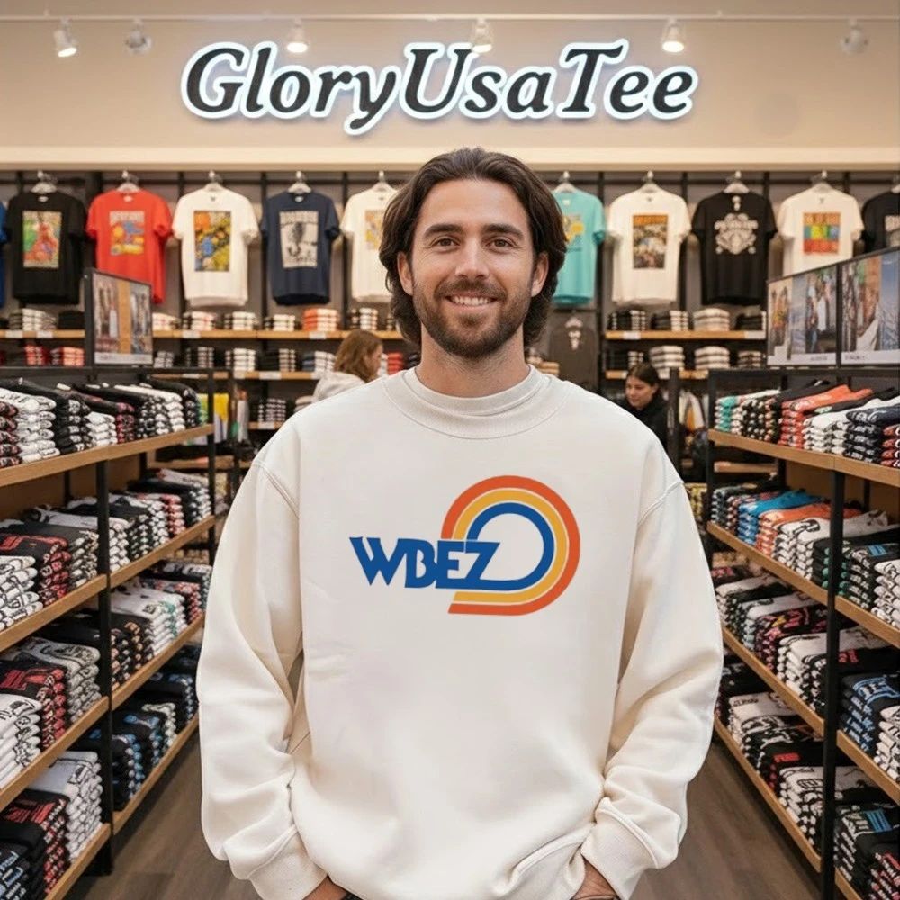 WBEZ Vintage Logo Ivory Heavyweight Shirt