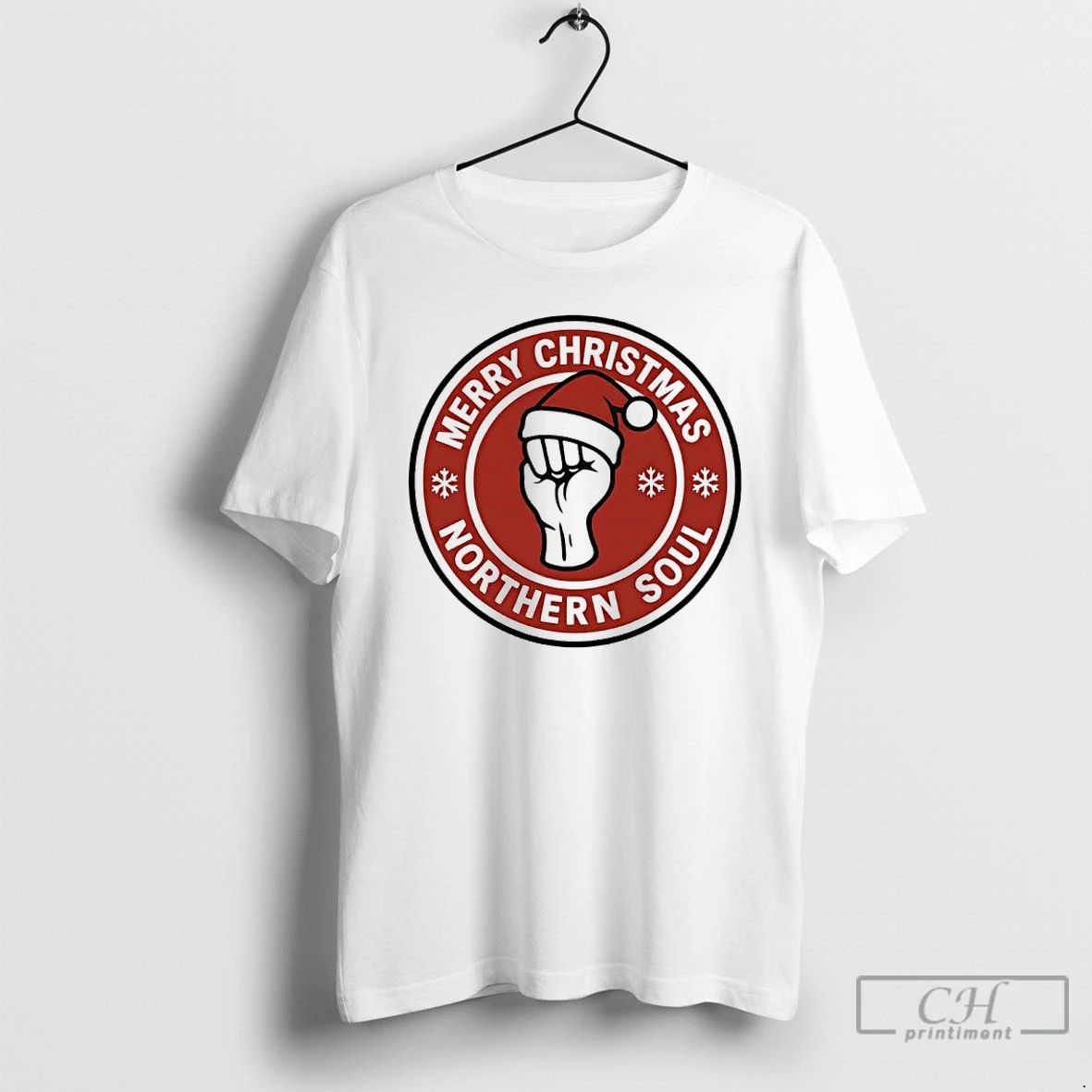 Classic Merry Christmas Northern Soul Logo T Shirts