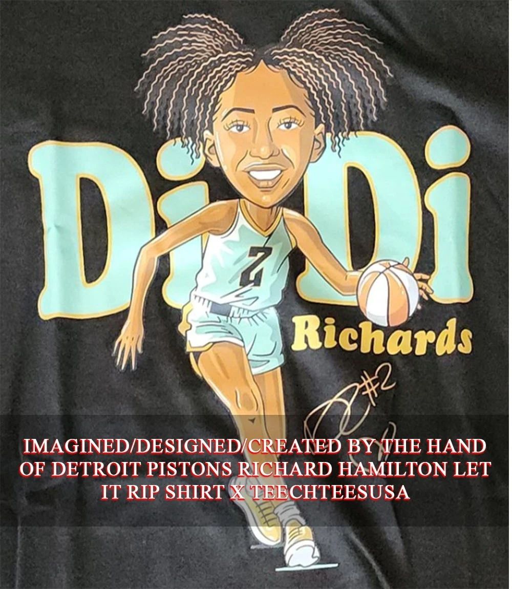 DiDi Richards caricature signature shirt