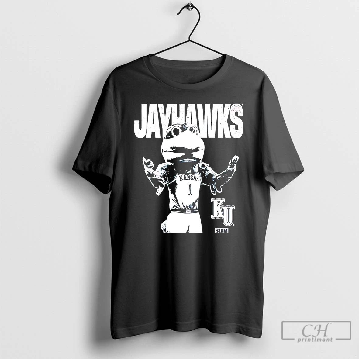 Classic Kansas Jayhawks Mascot Mode Slam Graphic