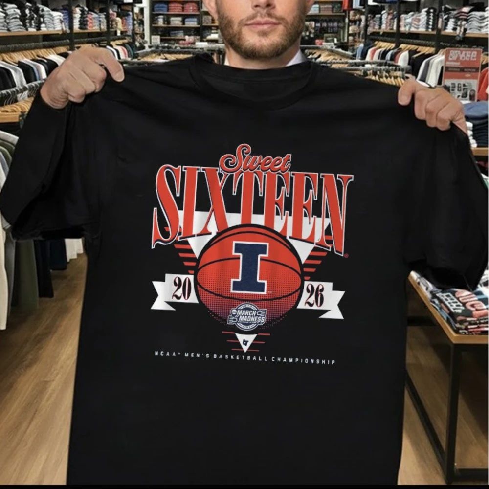 Illinois Fighting 2026 Sweet Sixteen Men’s Basketball Championship Shirt