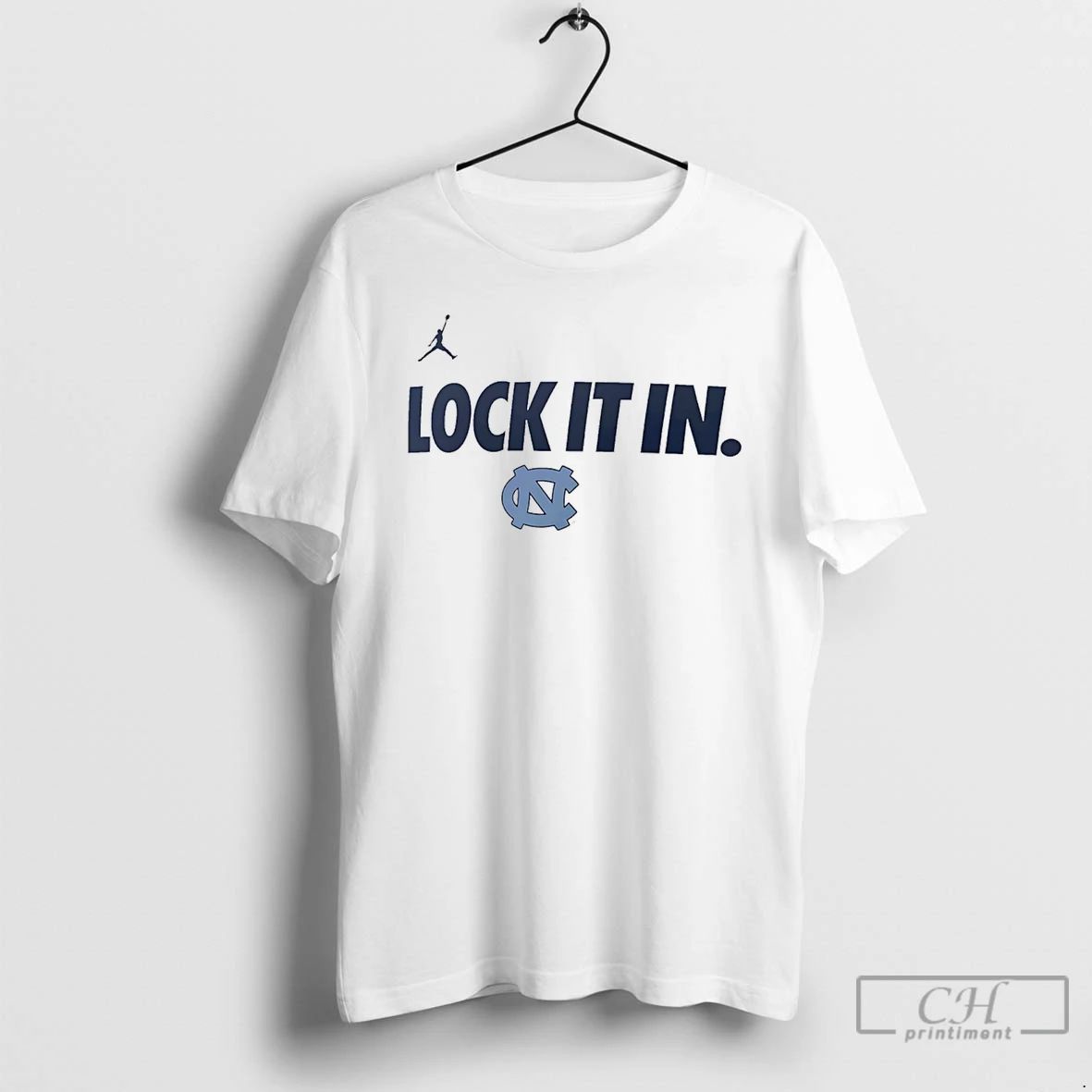 Classic North Carolina Tar Heels Lock It In Logo