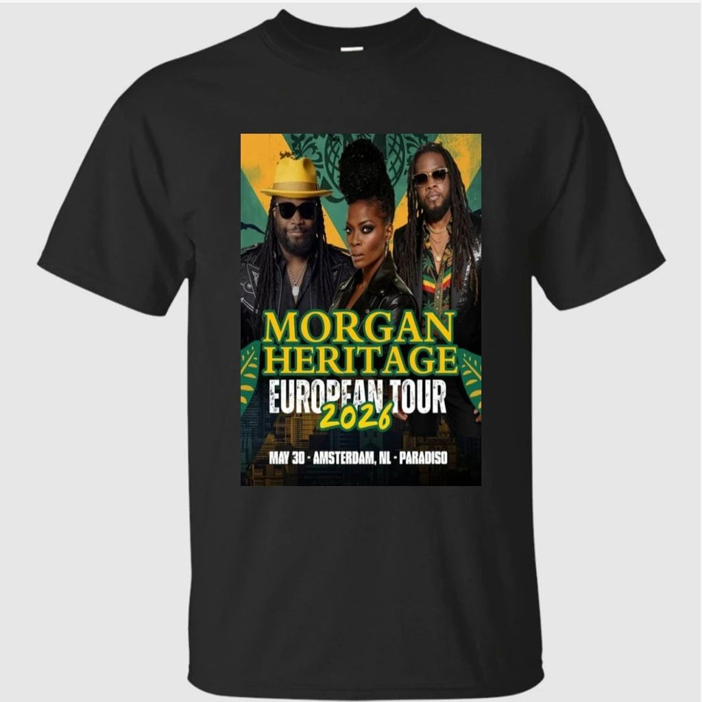 Morgan Heritage Amsterdam, NL May 30 2026 Poster Shirt