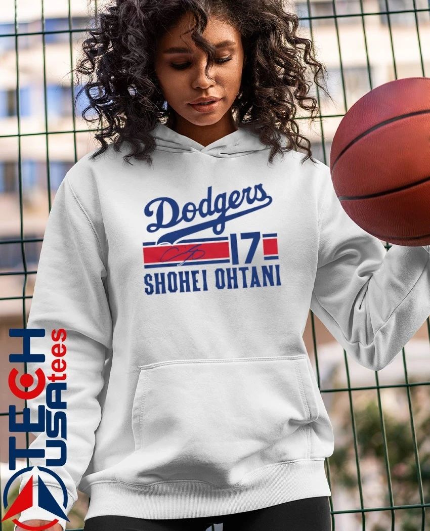 Los Angeles Dodgers Baseball Shohei Ohtani No. 17 signature shirt