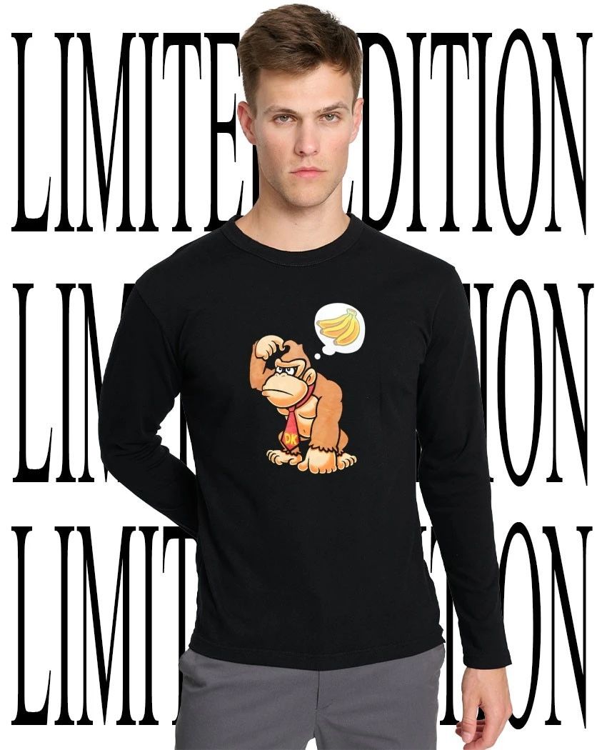 Donkey Kong thinking about bananas shirt