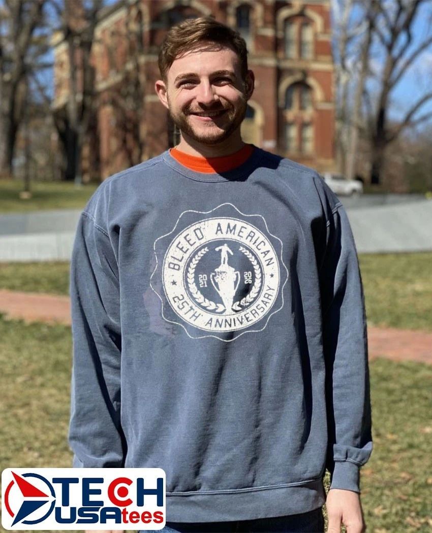 Bleed American 25th Anniversary 2021-2026 logo shirt