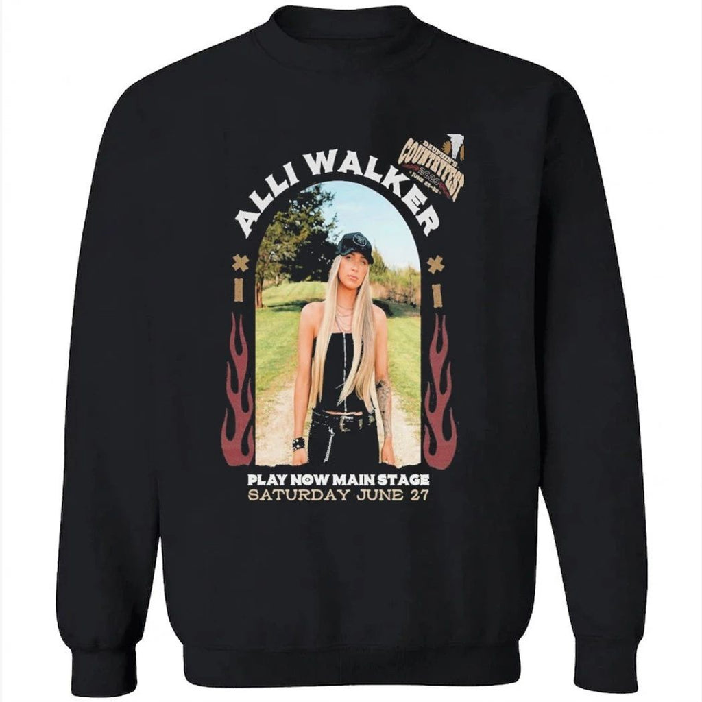 Alli Walker June 06 2026 Wrangler Remix Stage Nashville TN Tour Poster Shirt
