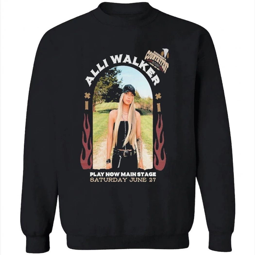 Alli Walker June 06 2026 Wrangler Remix Stage Nashville TN Tour Poster Shirt