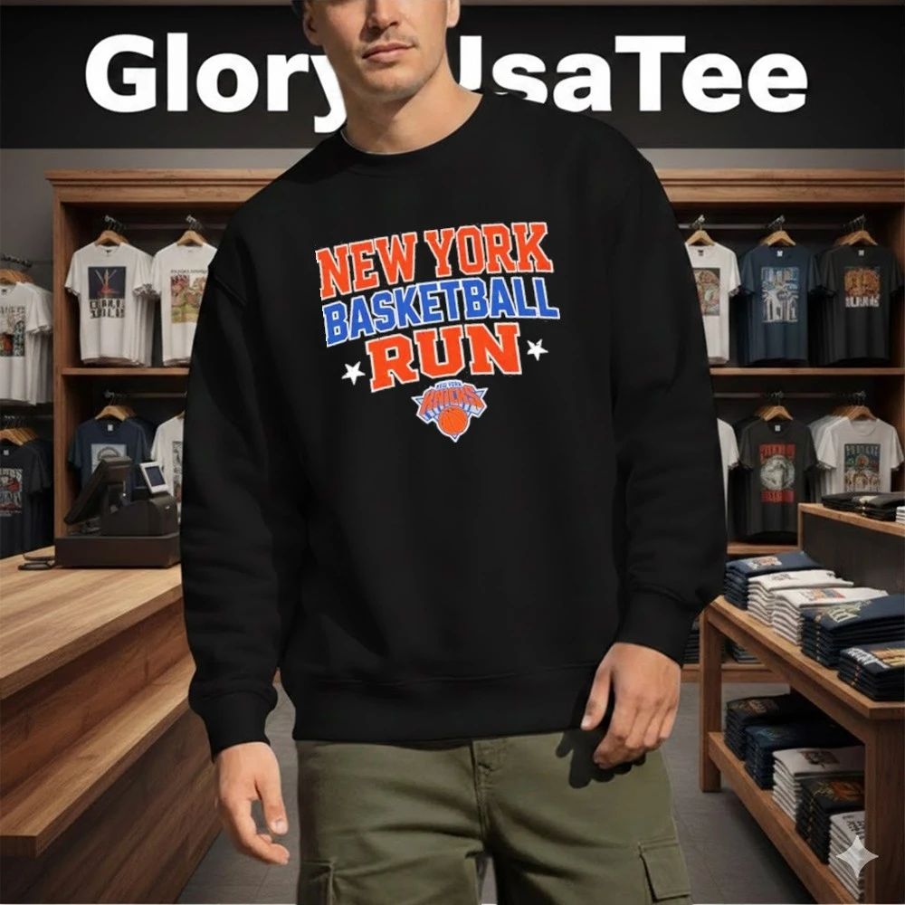 New York Basketball Run Knicks Vintage City Shirt