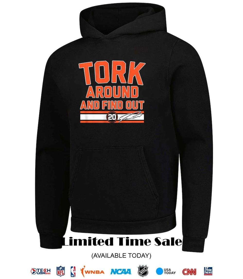 Spencer Torkelson #20 Detroit Tigers Tork around and find out signature shirt