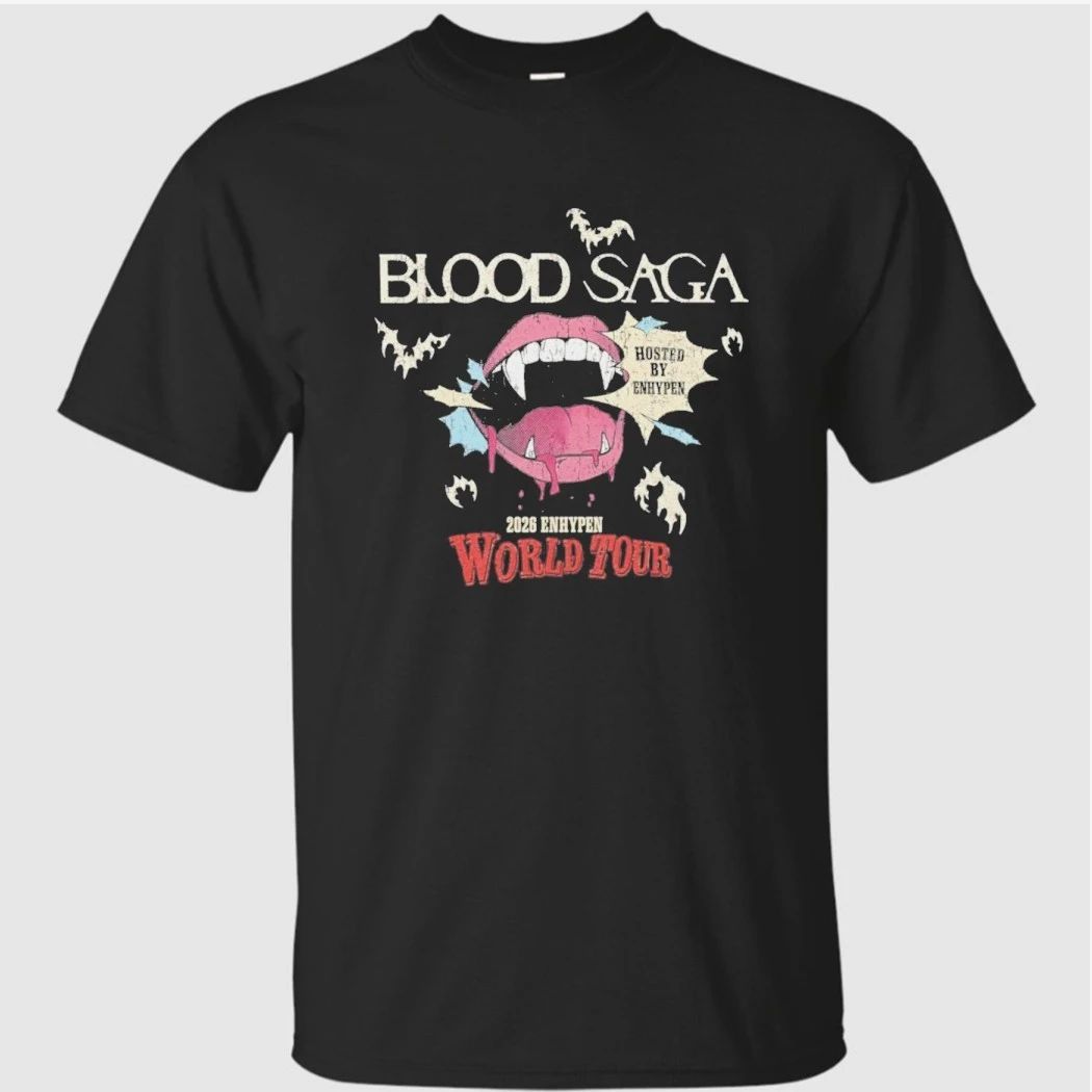 Enhypen Blood Saga World Tour Shirt
