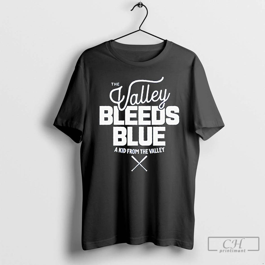 Classic The Valley Bleeds Blue A Kid From The Valley T Shirts