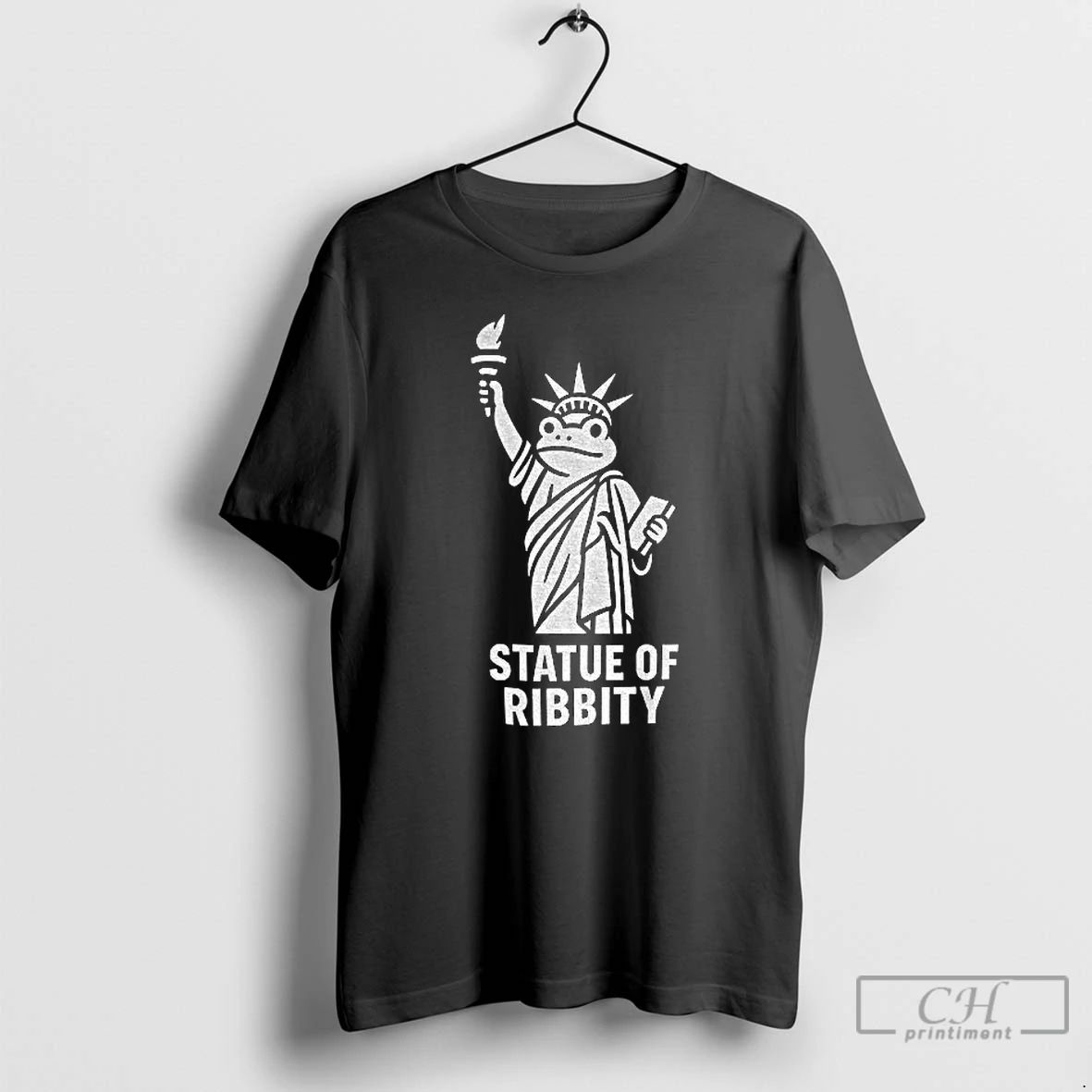 Premium Portland Frog Statue Of Ribbity T Shirts