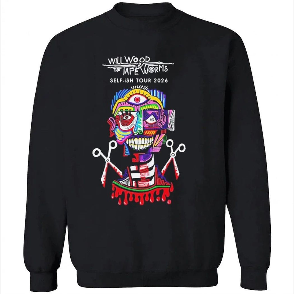 Will Wood And The Tapeworms Self-ish Tour 2026 Schedule Tour Shirt