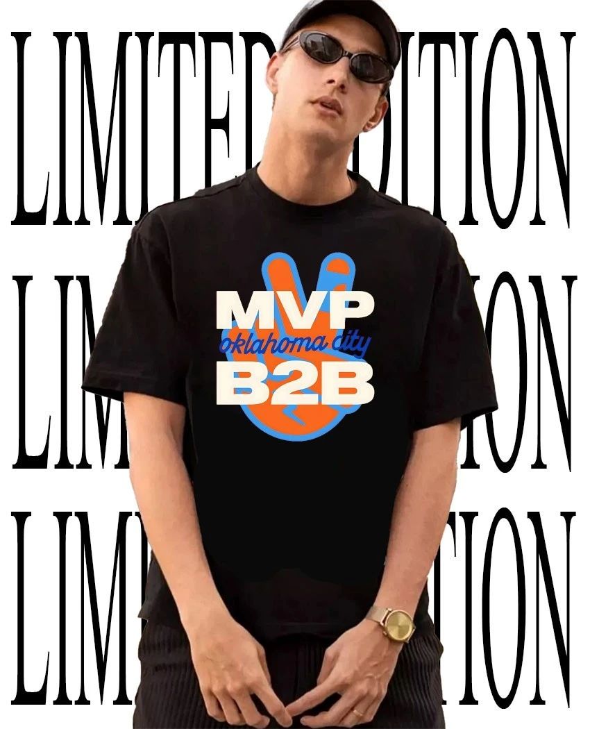 MVP B2B Shai Gilgeous-Alexander Oklahoma City Thunder peace hand shirt