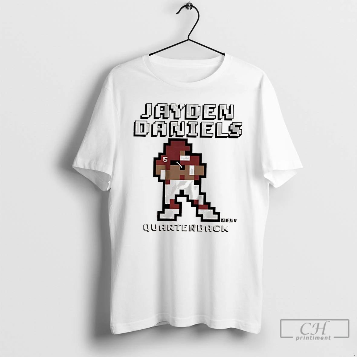 Classic Quaterback Jayden Daniels Su Tigers Football Retro Baller T Shirts
