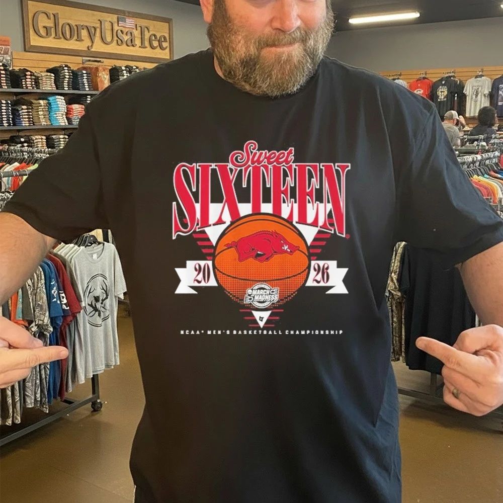 Arkansas Razorbacks MBB 2026 Sweet Sixteen Shirt