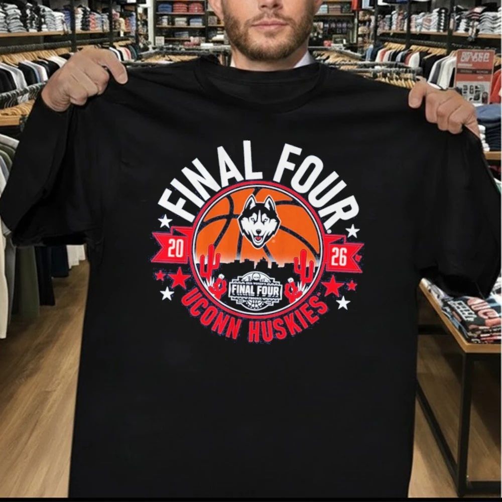 UConn Huskies NCAA Women’s Basketball 2026 Final Four Shirt